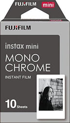 Fujifilm 4332021091 Instax Mini Film Bundle - Monochrome & Black Frame