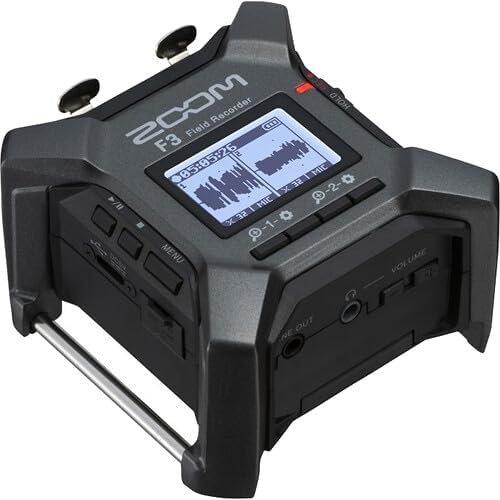 Zoom F3 Professional Field Recorder - 32-Bit Float, 2 XLR, Bundle