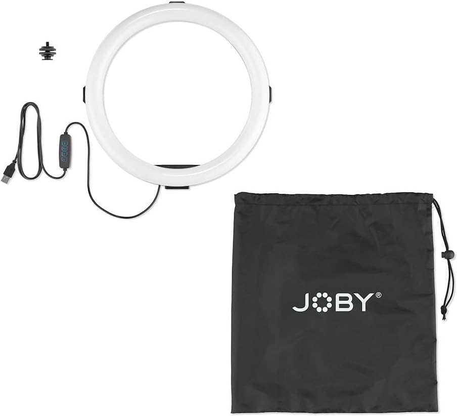 Joby Beamo Ring Light 12" LED for Mobile, Video, Vlogging
