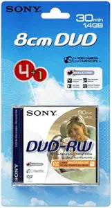 Sony 4X1DMW30AJ-BT Mini DVD-RW 30min 4+1 Pack