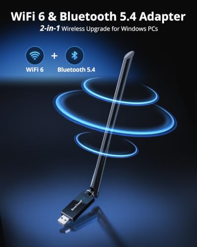 BrosTrend AX900 USB WiFi 6 and Bluetooth 5.4 Adapter