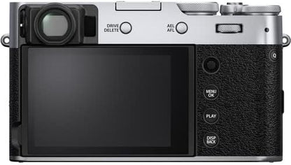 Fujifilm 16642939 X100V Digital Camera Silver Bundle