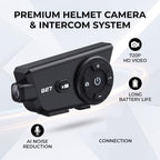 ASHATA Bluetooth 6.0 Motorcycle Helmet Camera Recorder