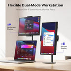 Omiodo Portable Laptop Monitor with Foldable Stand and Case