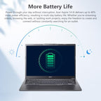Delca Acer Aspire 14 AI Touchscreen Laptop, Intel Core Ultra 5