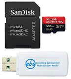 SanDisk 512GB-TF-Extreme Pro Micro SD Card + Reader