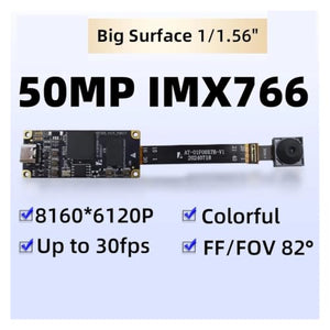 Kexextory IMX766 50MP USB2.0 Distortion-Free Camera Module