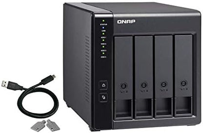 QNAP TR-004-44R-US 4-Bay DAS 12TB IronWolf RAID 5 Bundle