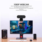 Anu Limen 1080P HD USB Webcam with Noise-Canceling Mic