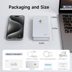 iDiskk 1TB Portable External Hard Drive for Phone and Computer