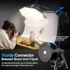 EMART 50W LED Softbox Lighting Kit with Boom Arm