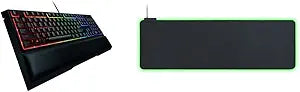 Razer Ornata Chroma Keyboard + Goliathus Extended Mousepad