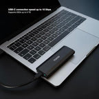 TOOQ TQE-2231B Aluminum M.2 NVMe SSD Enclosure USB-C 10Gbps