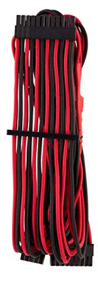 Corsair CP-8920219 Red/Black Sleeved PSU Cable Kit