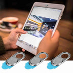 EIMSOAH Ultra-Thin Metal Webcam Privacy Covers, 3-Pack Silver