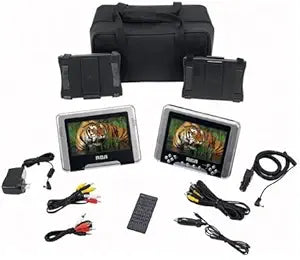 RCA DRC629N Dual Screen 7-inch Portable DVD Player — main product image