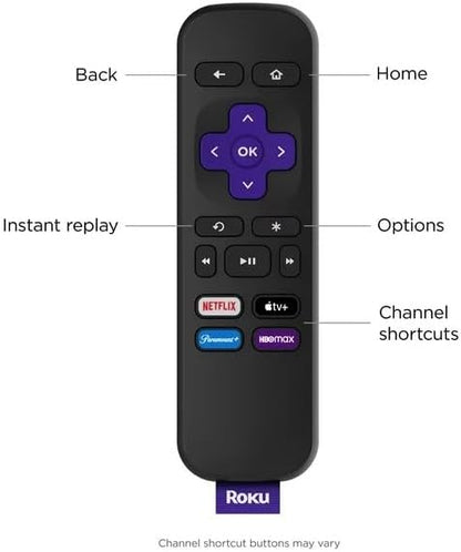 Roku 3920RW-SW Premiere 4K HDR Streaming Media Player + HDMI