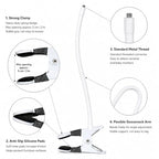 SZSHCSMY Tool-Free Clamp Baby Monitor Mount for HelloBaby