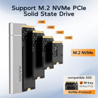 MAIWO Aluminum M.2 NVMe SSD Enclosure USB 3.2 Gen2