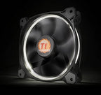 Thermaltake CL-F038-PL12WT-A RIING 120mm White LED Case Fan