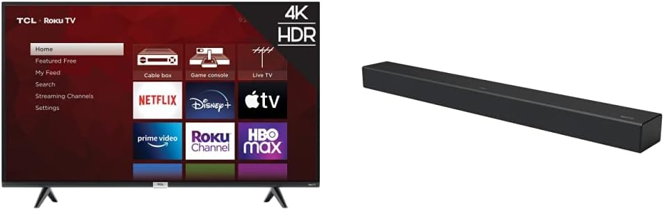 TCL 43S435 43-Inch 4K UHD Smart LED TV Roku