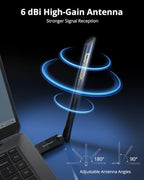 BrosTrend AX900 USB WiFi 6 and Bluetooth 5.4 Adapter