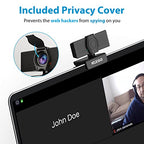 NexiGo N60 1080p USB Webcam with Privacy Cover