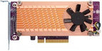 QNAP QM2-2P-244A Dual M.2 PCIe SSD Expansion Card