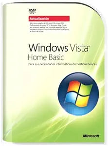Microsoft 66G-00046 Windows Vista Home Basic Upgrade