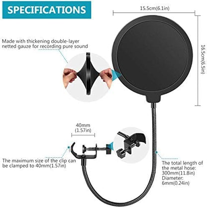 Neewer B00ACFAULC Professional Microphone Pop Filter Shield