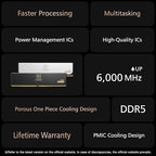 TEAMGROUP T-Create DDR5 6000MHz 32GB Kit and 2TB NVMe SSD Bundle