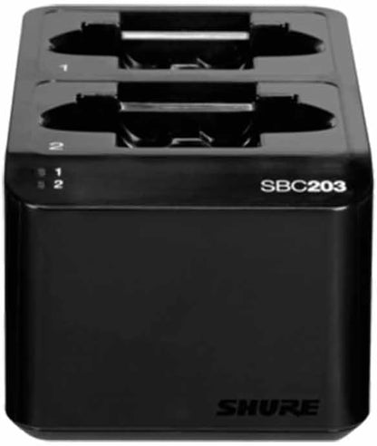 Shure SBC203-US Dual Dock for SLXD Wireless Mics