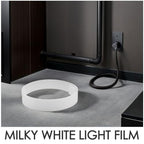 CATIEBYE Flexible Bendable LED Strip Diffuser in Milky White Acrylic
