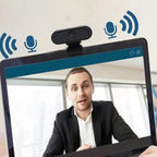 Anu Limen 1080P HD USB Webcam with Noise-Canceling Mic