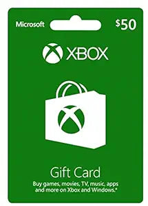 Microsoft K4W-00002 Xbox $50 Gift Card - Digital Code