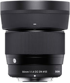 Sigma 351965 56mm f/1.4 DC DN Lens - Sony E-Mount Prime