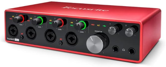 Focusrite Scarlett 18i8 3rd Gen USB Audio Interface Bundle