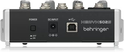 Behringer XENYX 502S 5-Channel Analog Streaming Mixer
