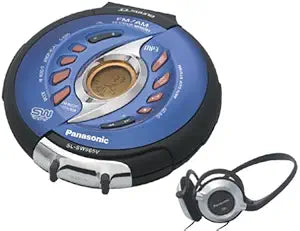 Panasonic SL-SW965VA Shockwave Portable CD Player - Blue — main product image