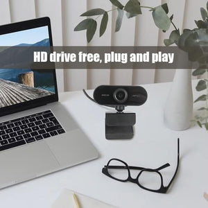 SHINLHUA 2K Auto-Focus Webcam with Wide-Angle Lens