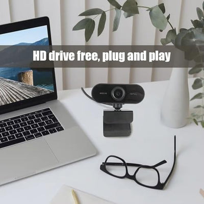 SHINLHUA 2K Auto-Focus Webcam with Wide-Angle Lens