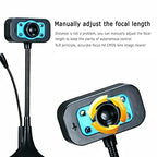 DDYYDS Plug-and-Play USB Webcam with Built-in Microphone