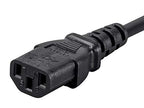 Monoprice 139780 3ft NEMA 5-15P to IEC C13 Power Cord 6-Pack