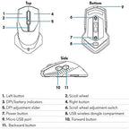 Alienware AW610M Lunar Light Wired/Wireless Gaming Mouse