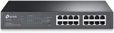 TP-Link TL-SG1016PE 16-Port Gigabit PoE+ Easy Smart Switch