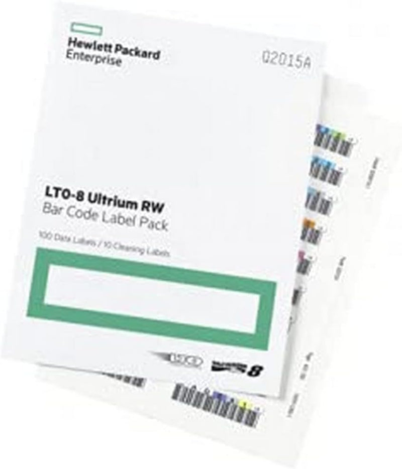 HP Q2015A LTO-8 30TB RW Bar Code Label Pack — main product image
