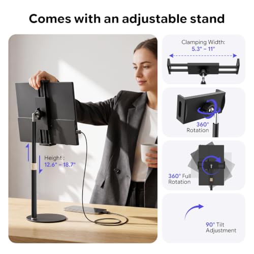 Omiodo Portable Laptop Monitor with Foldable Stand and Case — main product image