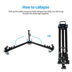 Sirui DT-06 Professional Video Tripod Dolly - Smooth Movement