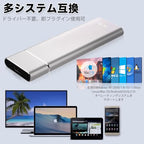 Becomodo Portable M.2 SSD External Drive with USB-C 3.2
