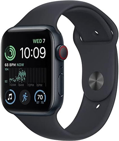Apple MNTF3LL/A-cr Watch SE 2nd Gen 44mm GPS Renewed